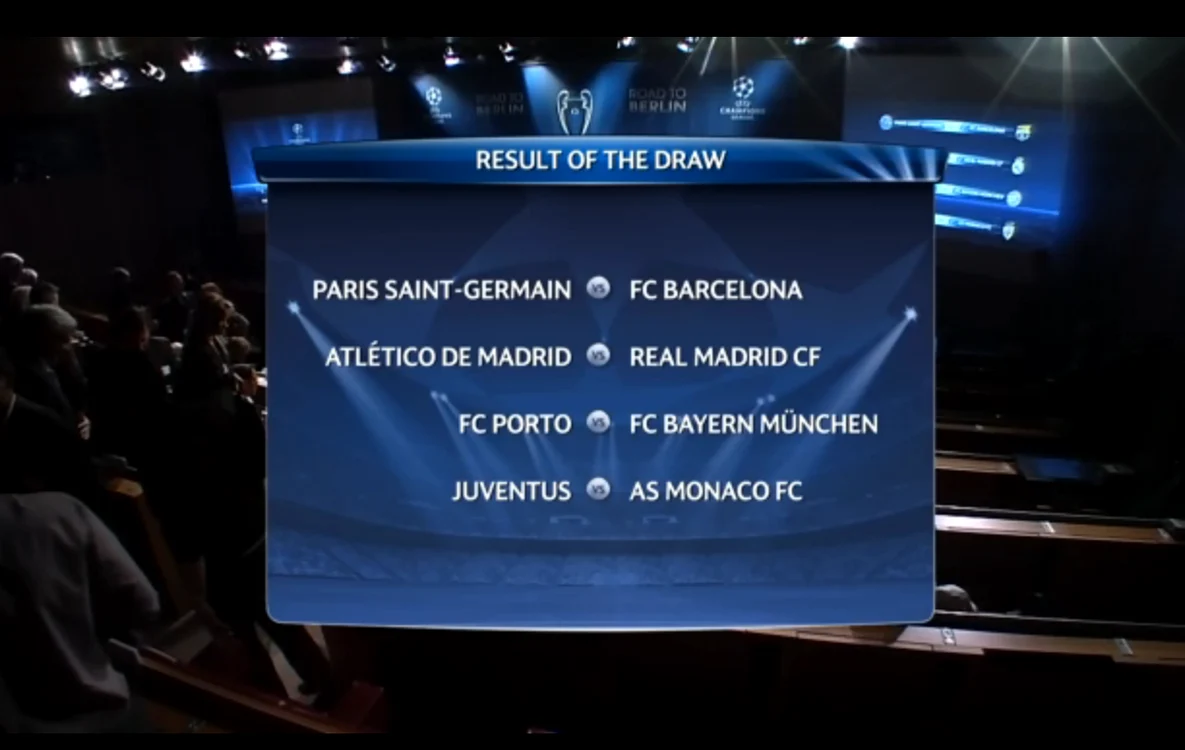 
    Şocurile sferturilor sunt Real - Atletico şi PSG - BarcelonaFoto Click!  