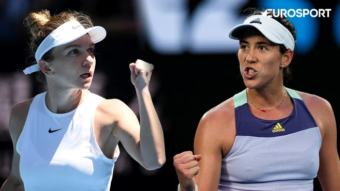 Halep are două victorii în cinci meciuri disputate împotriva lui Muguruza