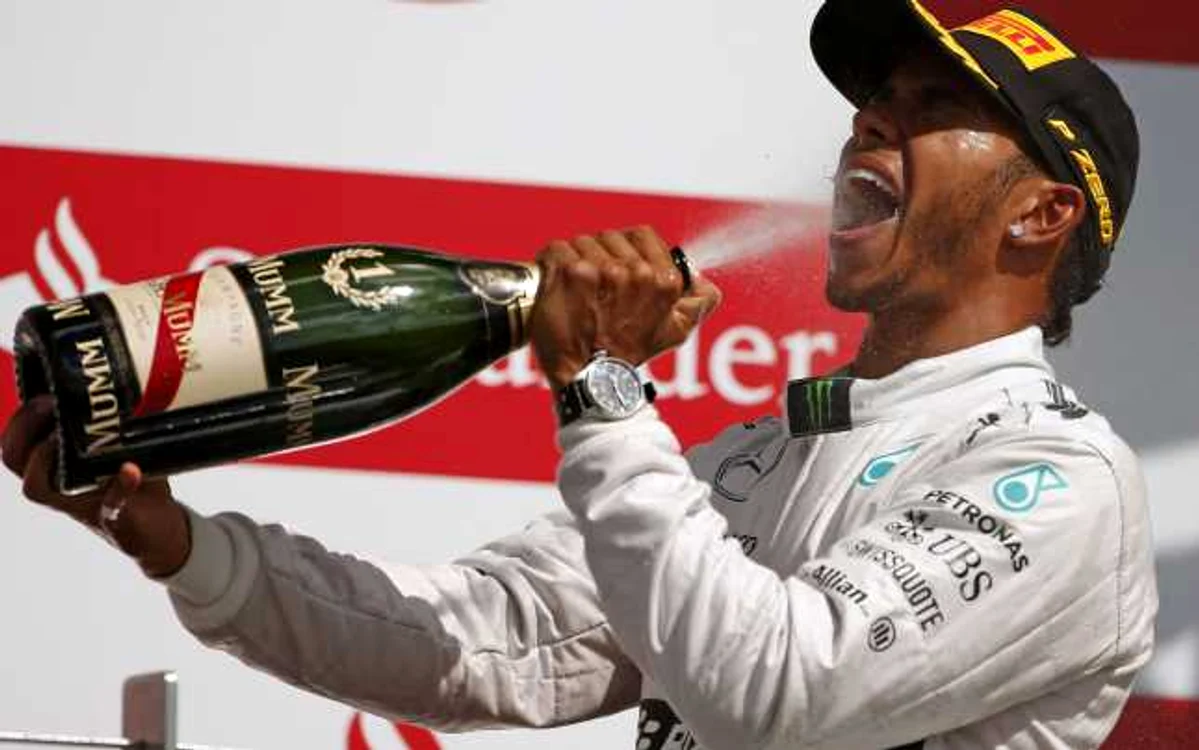 Lewis Hamilton, câştigătorul Marelui Premiu din Marea Britanie FOTO Reuters