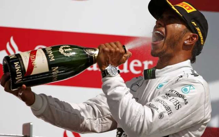 Lewis Hamilton, câştigătorul Marelui Premiu din Marea Britanie FOTO Reuters