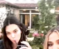 Khloé Kendall Sipped Drinks Backyard png jpeg