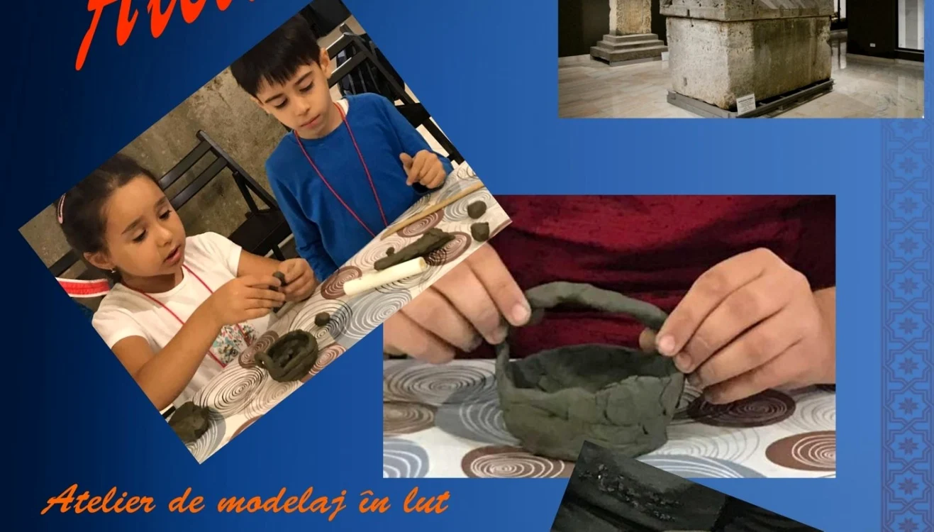 Atelier de modelaj în lut, organizat de Muzeul Dunării de Jos Călăraţşi FOTO MDJ