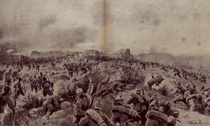 Storm of the victorious German and Bulgarian forces on the heavily fortified Tutrakan square on September 6, 1916 png