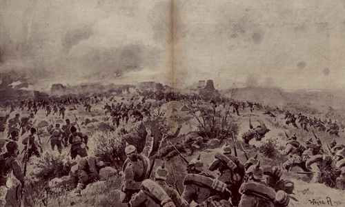 Storm of the victorious German and Bulgarian forces on the heavily fortified Tutrakan square on September 6, 1916 png
