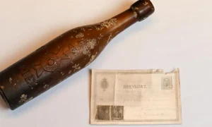 Mesaj în sticlă, descoperit după un secol jpeg