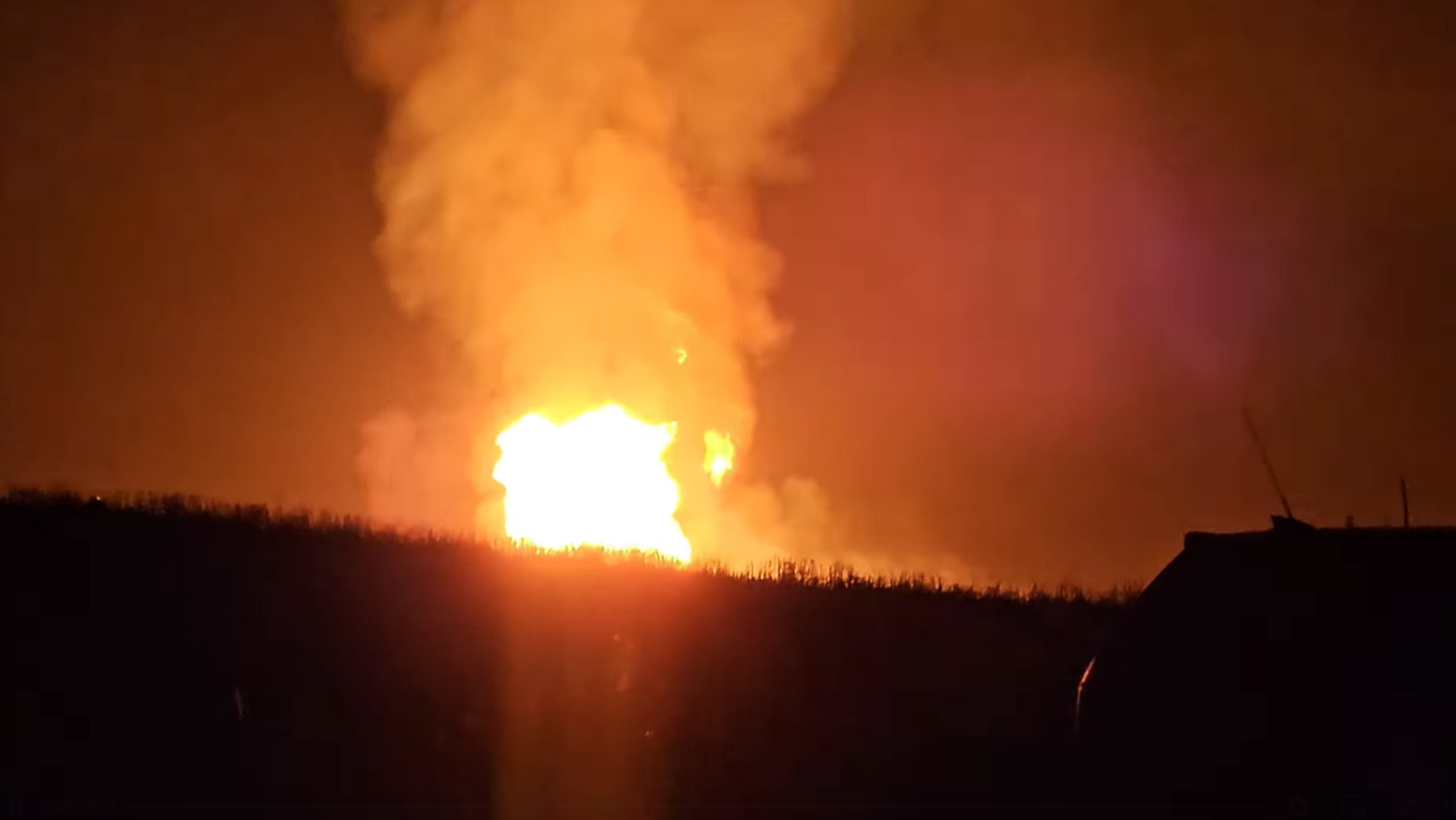 Explozie pe Autostrada Moldovei