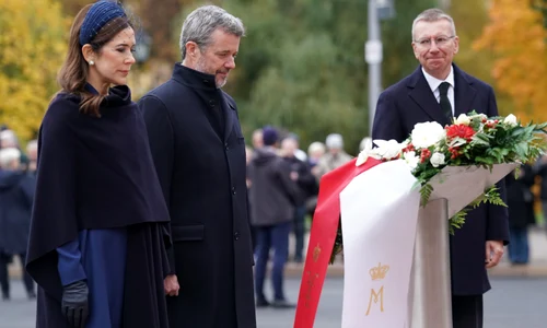 Regele Frederik, Regina Mary, vizită în Letonia, Profimedia (2) jpg