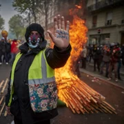 Proteste în Paris de Ziua Muncii. Foto Gettyimages