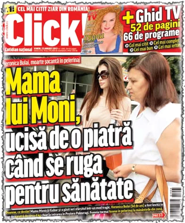 
    Veronica Bulai, alături  de fetele ei, Monica  (stânga) şi Ramona,  într-o fotografie de  acum trei ani  