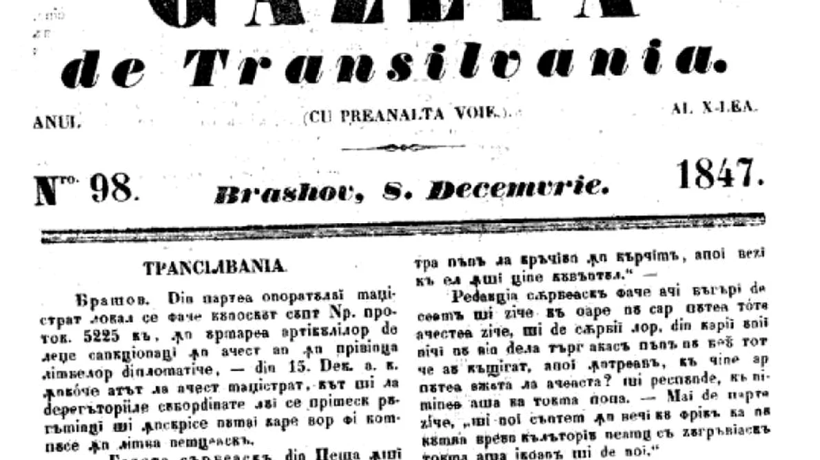 Polemică pe tema beției între Gazeta de Transilvania și un ziar sârbesc jpeg