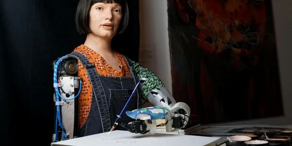Robotul Ai-Da FOTO EPA-EFE
