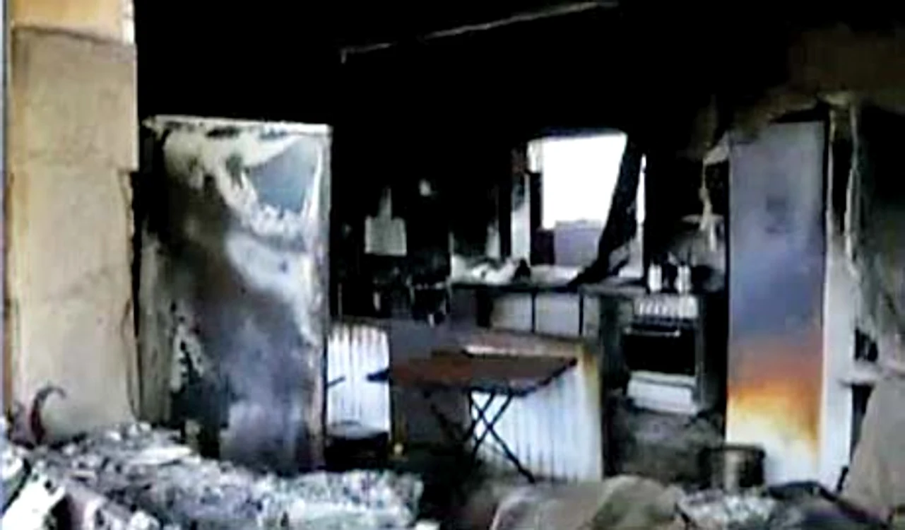 Explozia s-a produs de la o butelie din bucătărie