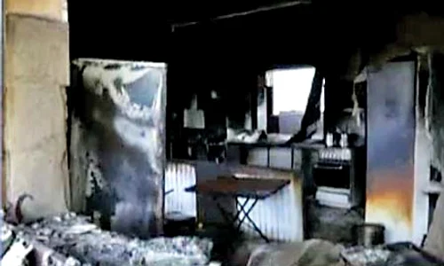 Explozia s a produs de la o butelie din bucătărie jpeg