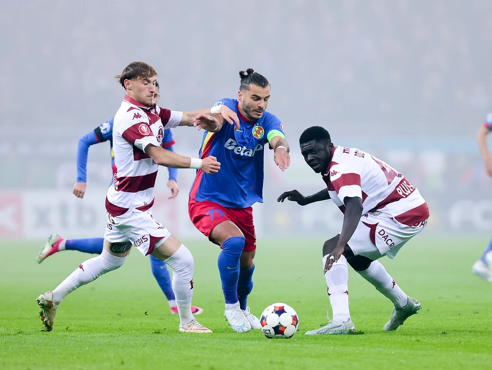 Muhar a înscris golul prin care FCSB a egalat în derby-ul cu Rapid