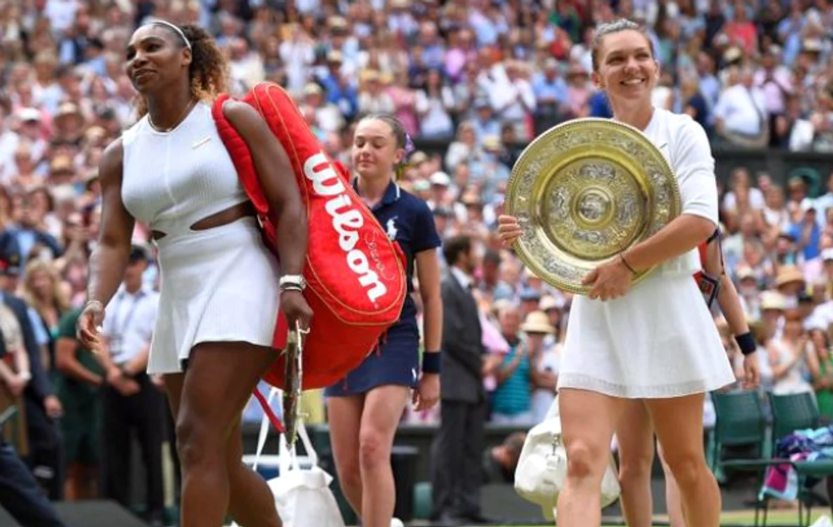 Serena Williams și Simona Halep la Wimbledon Foto/Imago