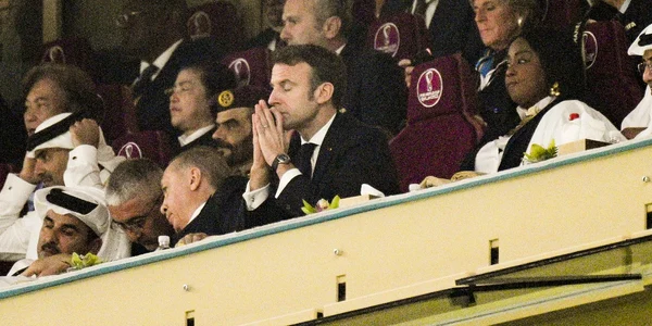 Trăirile lui Macron la finala CM Qatar FOTO Profimedia 