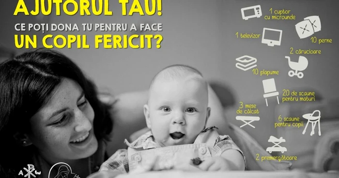 Donează pentru un copil. FOTO: www.diaconia.md