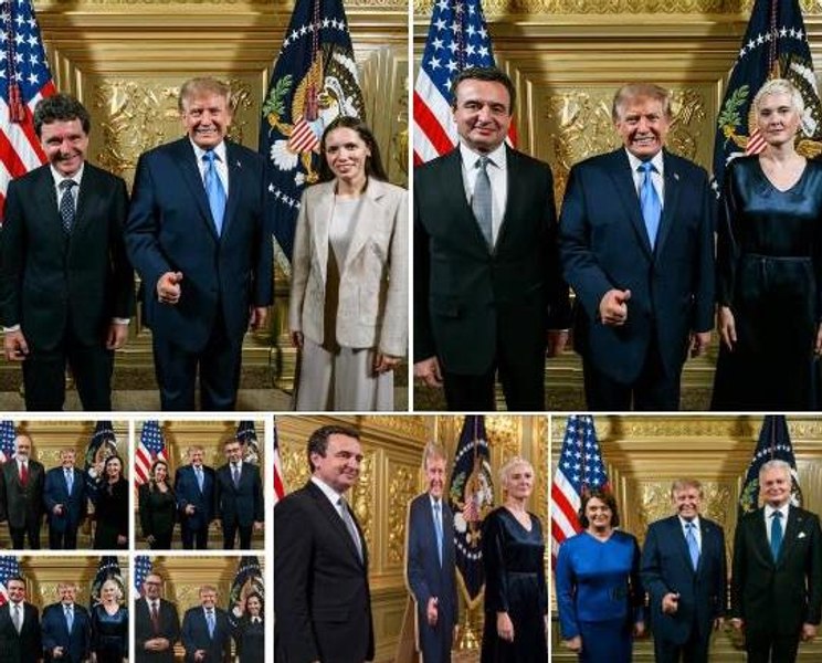 Nicușor Dan în fotografiile „identice” cu Trump și liderii din Balcani. Cotroceniul reclamă „un fake”
