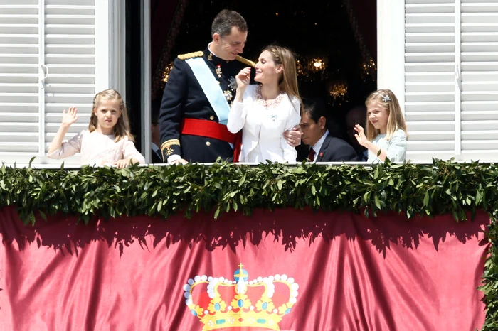 Regele Felipe și Regina Letizia în ziua Încoronării în Spania, 19 iunie 2014. FOTO: Getty Images