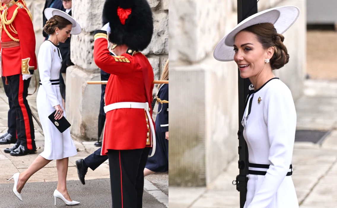 Prințesa Kate la Trooping the Colour. FOTO: Profimedia