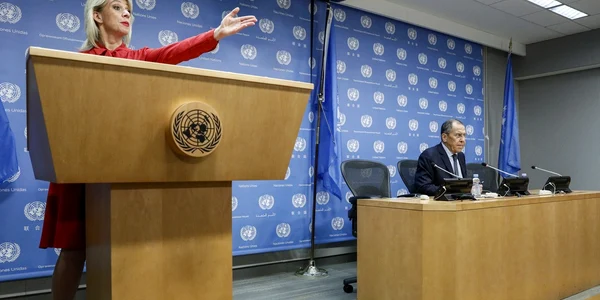 Maria Zaharova și Serghei Lavrov FOTO Profimedia 