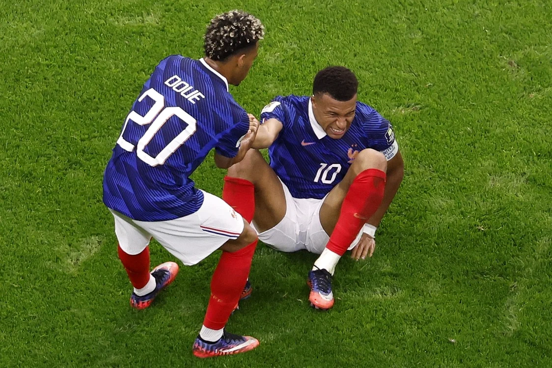 Mbappe nu s-a prezentat la zona mixtă după meciul cu Spania (Foto: EPAImages)