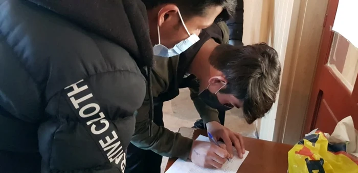 Centru de carantină pentru migranţi de la liceul CFR din Timişoara