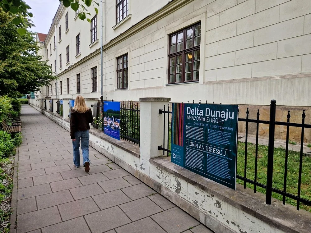 Expoziția de fotografie în aer liber „Delta Dunării – Amazonul Europei” (© ICR) 