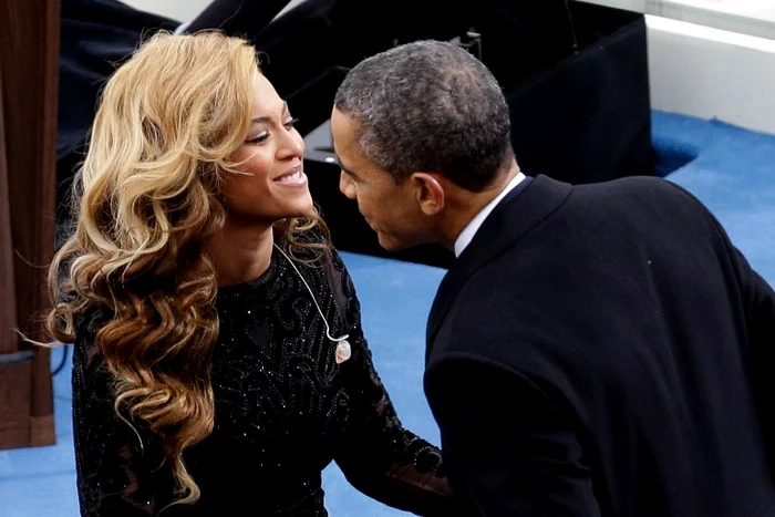 Beyonce şi Obama (Foto: AFP)