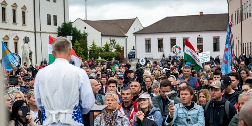 Liderul opoziției din Ungaria, Magyar Péter FOTO: Tisza Párt