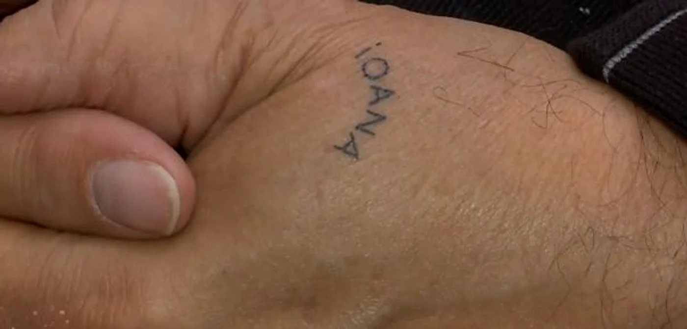 Ilie Năstase şi-a tatuat numele iubitei pe mână