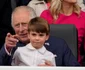 Regele Charles și Prințul Louis. FOTO: Profimedia
