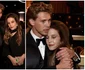 Priscilla Presley, Austin Butler și Lisa Marie Presley la Globurile de Aur 2023 FOTO Profimedia 