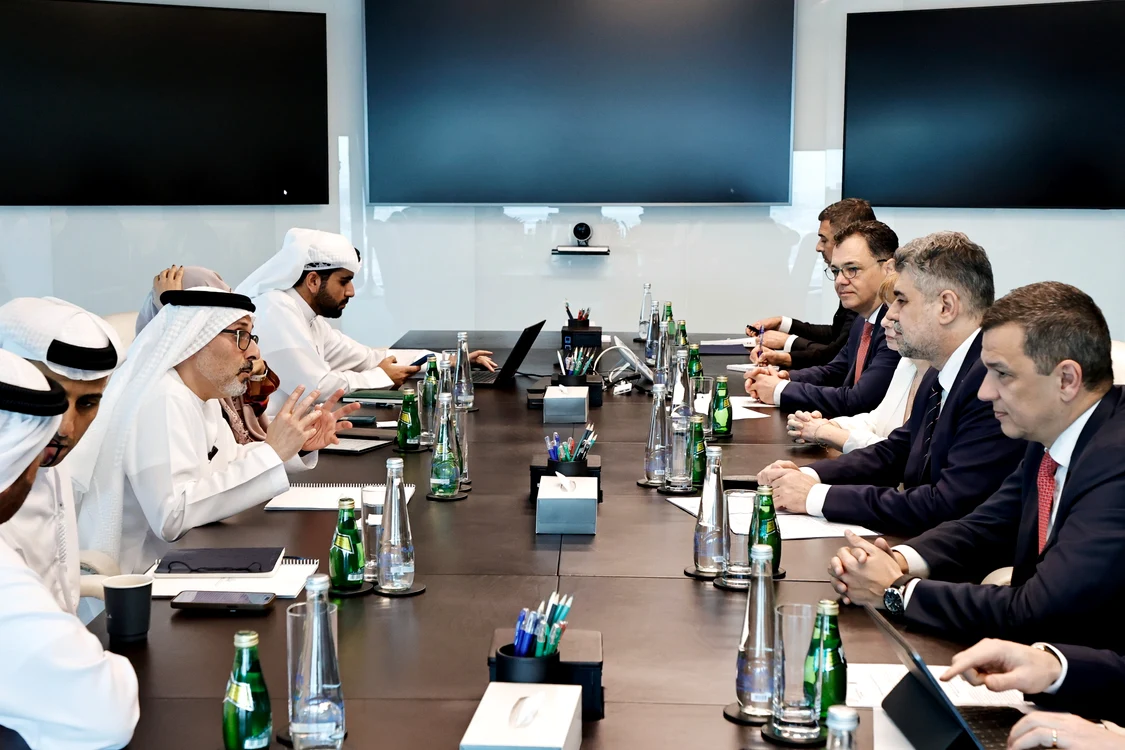 Întrevederea premierului Marcel Ciolacu cu oficialii din Abu Dhabi