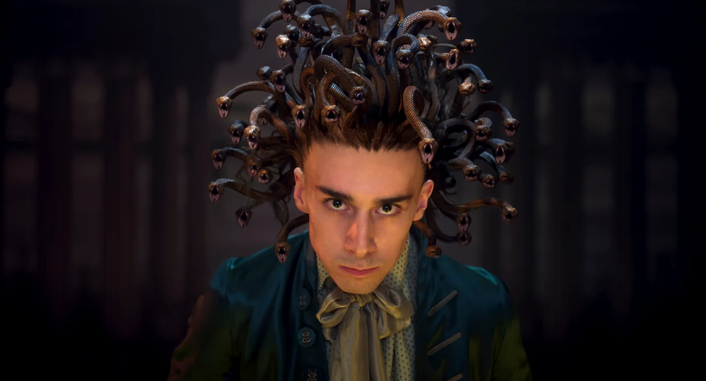 Ajax, adolescentul gorgon de la Nevermore. FOTO: Netflix