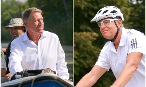 37 klaus iohannis in barca la comana si pe bicicleta la cotroceni jpg jpeg