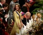 Prințesa Kate în rochie galbenă și cu tiara Queen Mary's Lover's Knot, GettyImages 