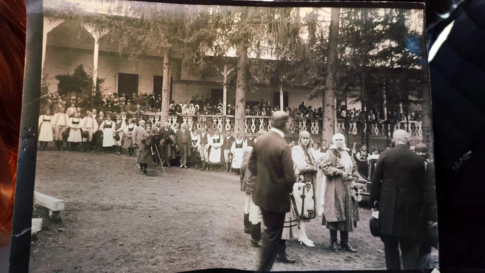 Regina Maria în 1920, în vizită la Odorheiu Secuiesc