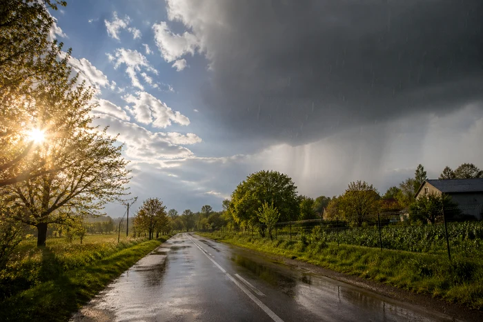 Prognoza meteo actualizată până la finalul primăverii / foto generat cu AI