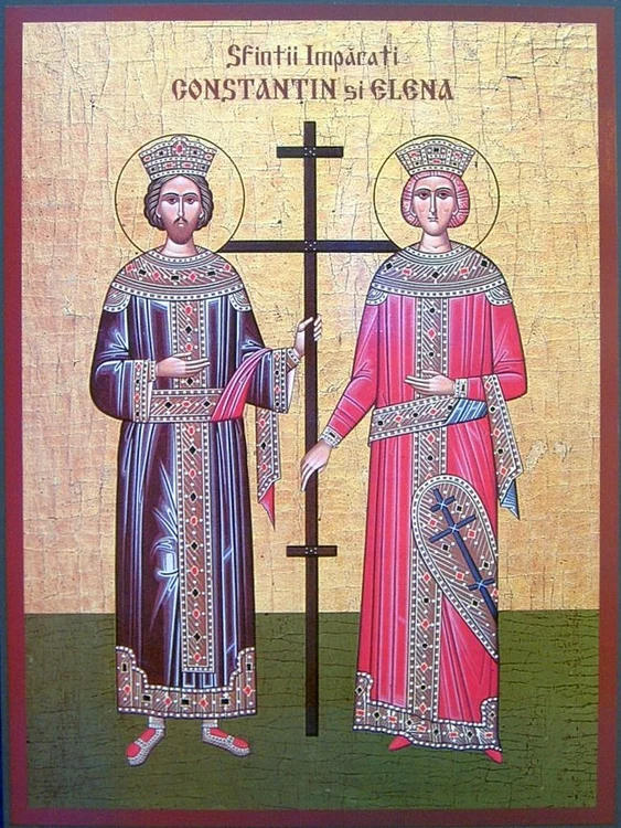 
    Sfinţii Împăraţi Constantin şi Elena  
