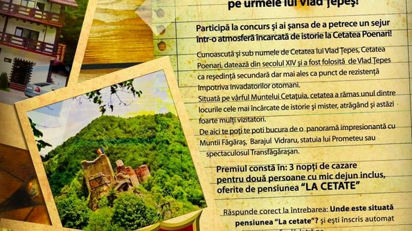 Revista Historia şi La Cetate te trimit pe urmele lui Vlad Ţepeş! jpeg
