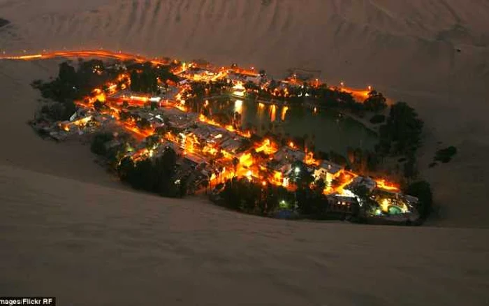 Huacachina, oaza din Peru. FOTO Daily Mail