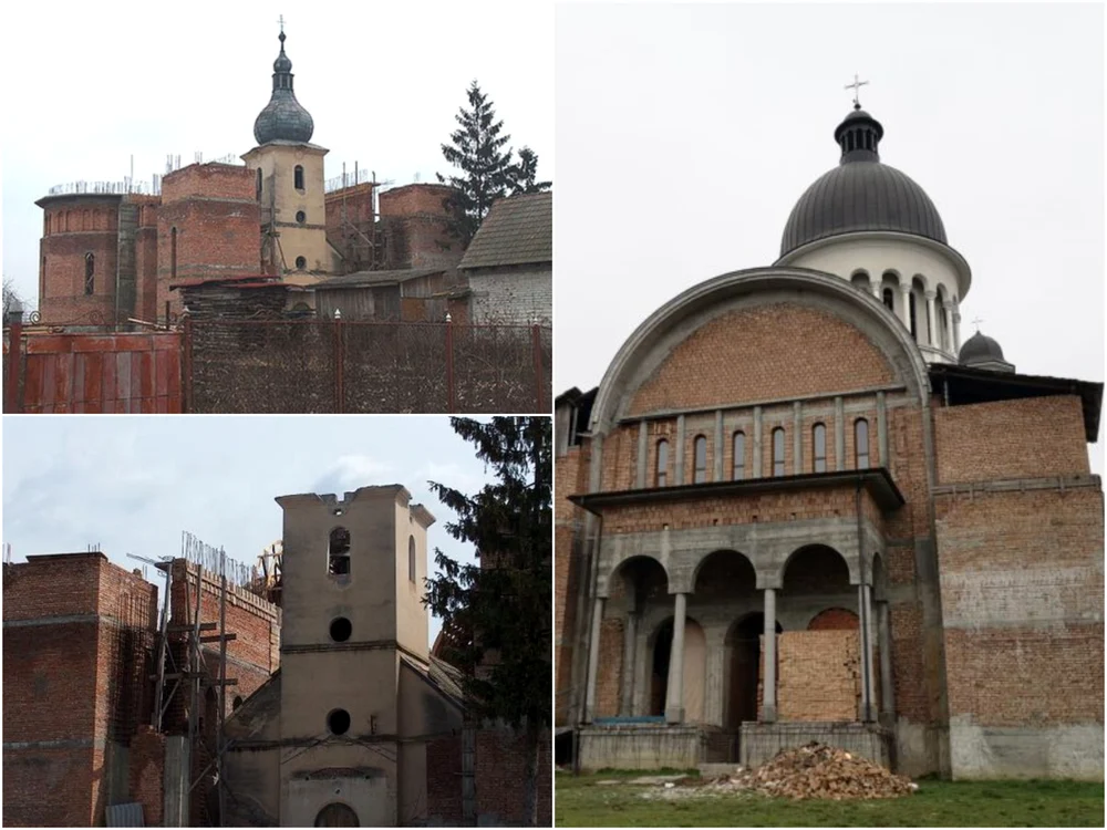 Biserica de la Ungheni a fost demolată integral FOTO bru.ro & Radio Târgu Mureș