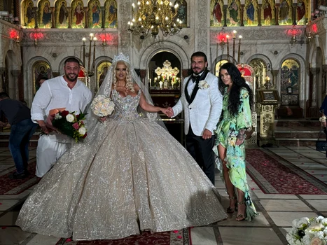 Roxana Vancea și soțul ei, Dragoș, le-au fost alături Andei Adam și lui Joseph, la nunta lor de sâmbătă trecută