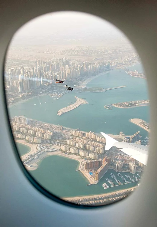 Aşa se vedea din interiorul avionului  lung de 73 de metri care poate transporta  până la 544 de pasageri