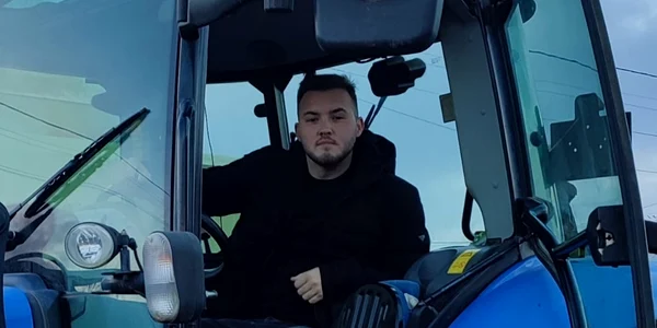 Andrei deține o fermă în județul Vaslui FOTO: Facultatea de Agricultură Iași 
