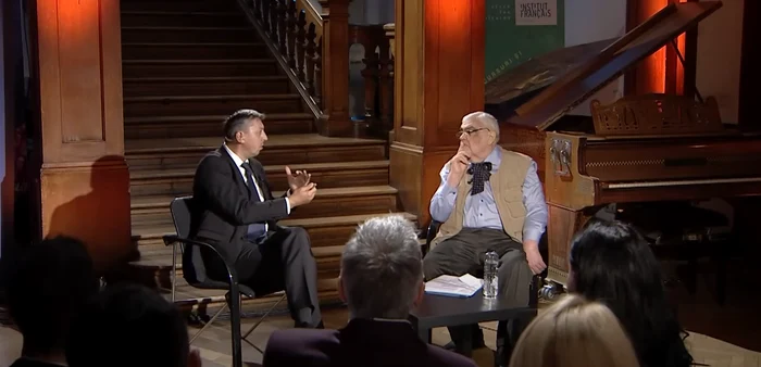 Psihologul Daniel David și filosoful Andrei Pleșu vorbesc despre poporul român. FOTO: captura