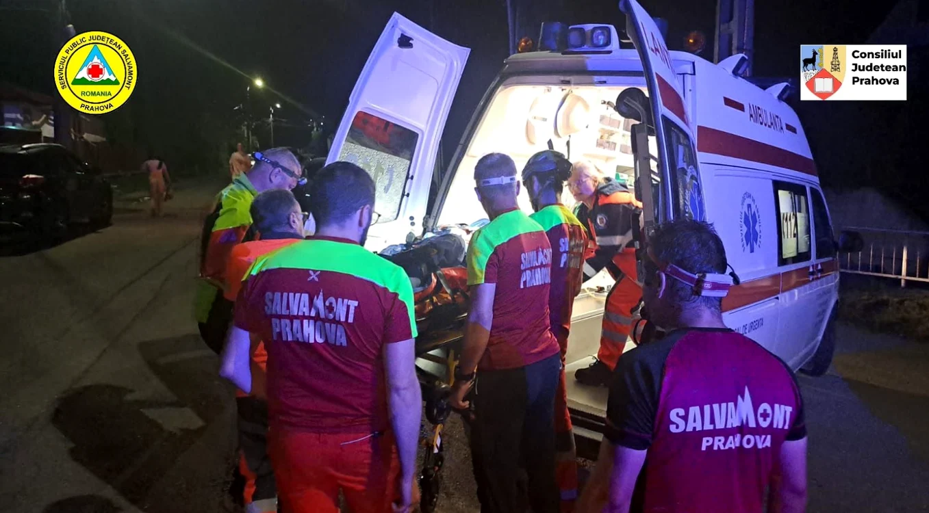 Un alpinist a murit la spital. FOTO: Facebook/Salvamont Prahova