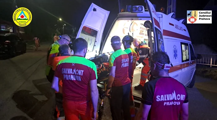 Un alpinist a murit la spital. FOTO: Facebook/Salvamont Prahova