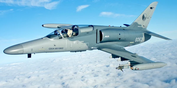 Aero L 159 (6063) in flight (1) jpg